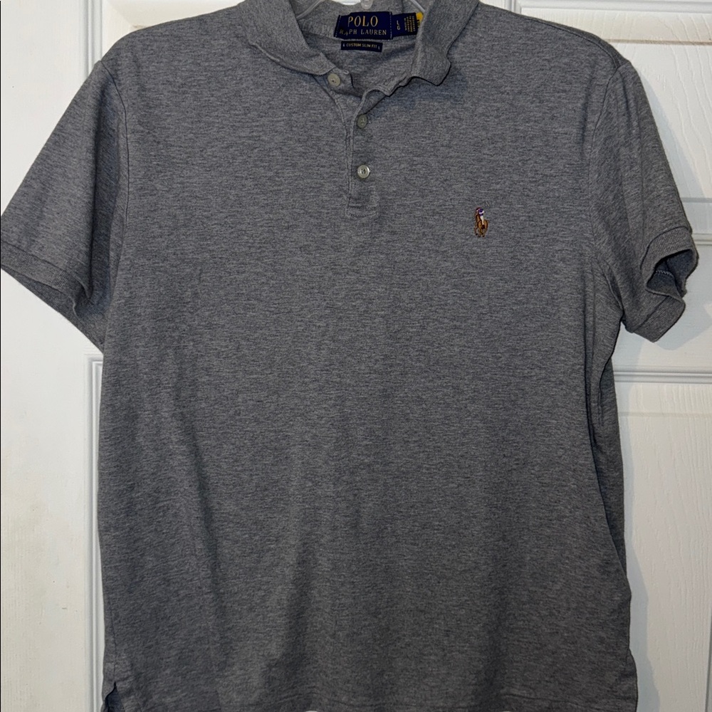 3/$30 Ralph Lauren Classic Gray Polo Shirt